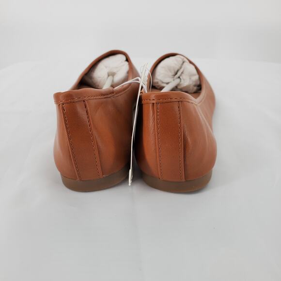 Universal Thread Women's 6.5 Ballet Flats Everly Cognac New - Picture 3 of 7